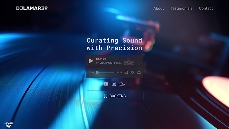 website example